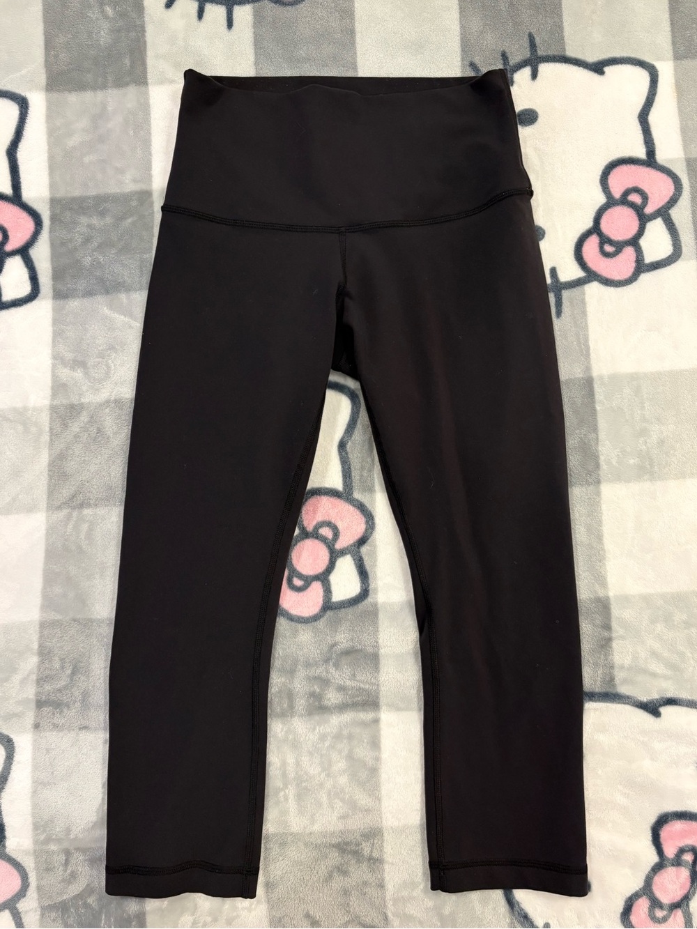 Lululemon Black High Rise Cropped Leggings